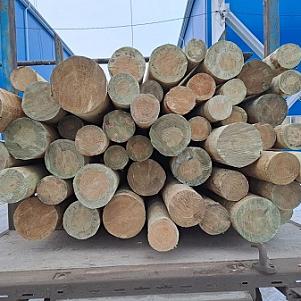 Опоры ЛЭП деревянные пропитанные 10 м