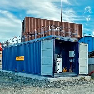 Контейнерная АЗС 17 м3 в 20-футовом ж/д контейнере