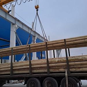 Опоры деревянные пропитанные 13 м (160-180)